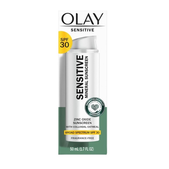 Olay Sensitive Mineral Face Sunscreen with Zinc Oxide - Picture 3 of 7